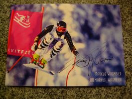 MARKUS WASMEIER (DEU) SKISTAR  HANDSIGNIERT AK !