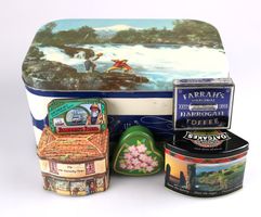 Vintage Blechdosen Set 6 Stück Nostalgie Dosen Sammlung