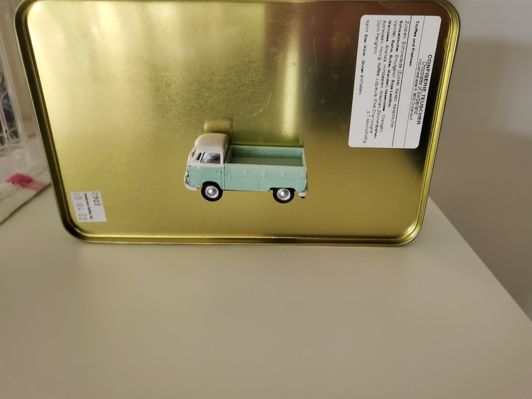 Volkswagen Modellini d'auto: VW Bus Pritsche Bicolor  als Magnet oder in Modellbau – Nuovo (secondo la descrizione) da Unterägeri venduto da 0alfa0 3