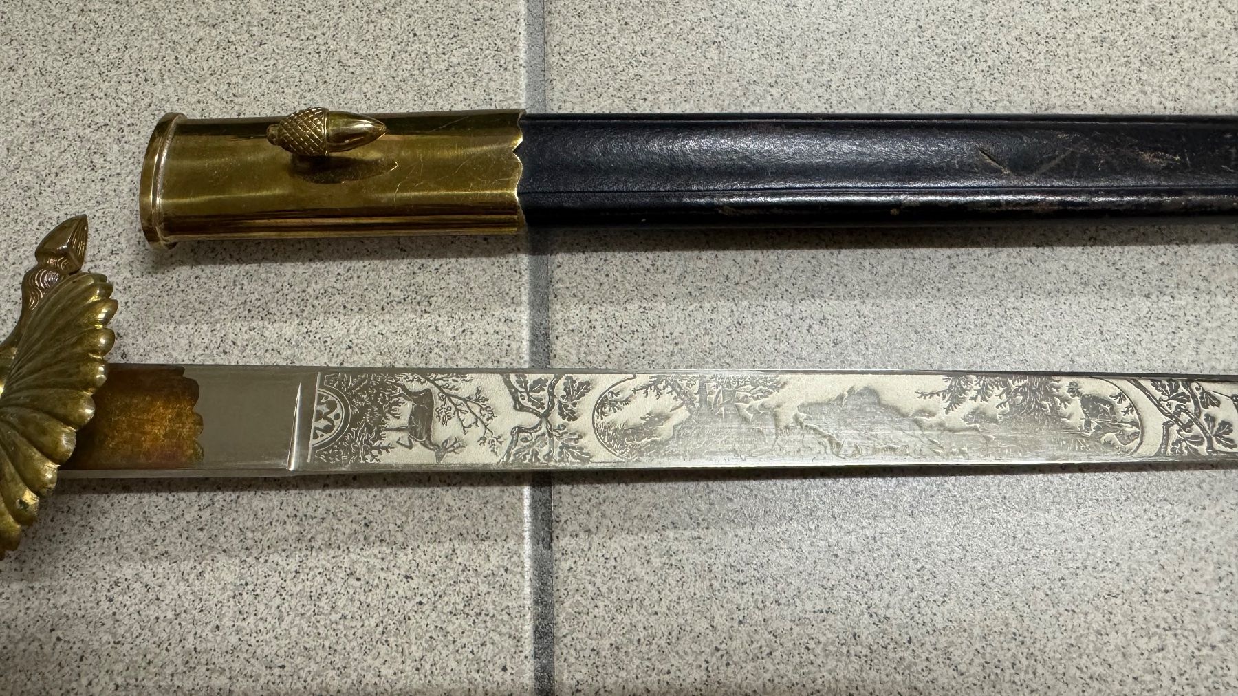 Accessori: E. & F. Hörster Solingen Hirschfänger – Usato da Bremgarten AG venduto da Schussi 2