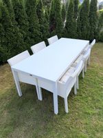 Casual Living Gartenmöbel Set – Tisch + 6 Stühle