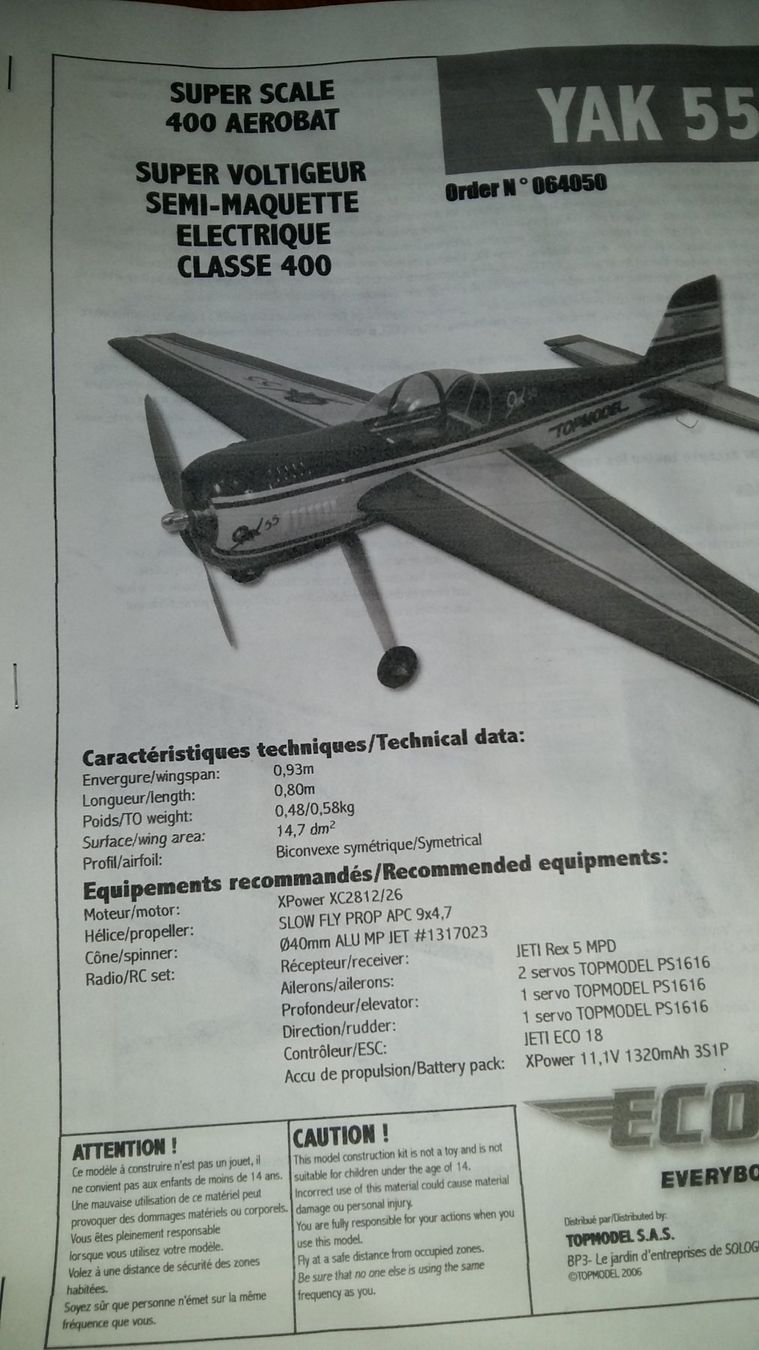 Modellismo RC: Original JAK-55 RC Modellflugzeug Bausatz – Nuovo (secondo la descrizione) da Oberbipp venduto da Thermik-XL 3
