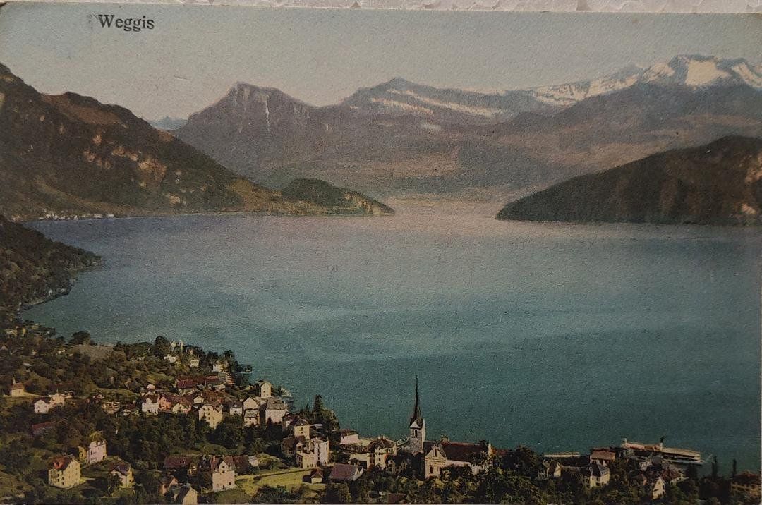 Cartoline postali: WEGGIS - 1911 – Usato da Delémont venduto da Domdom1