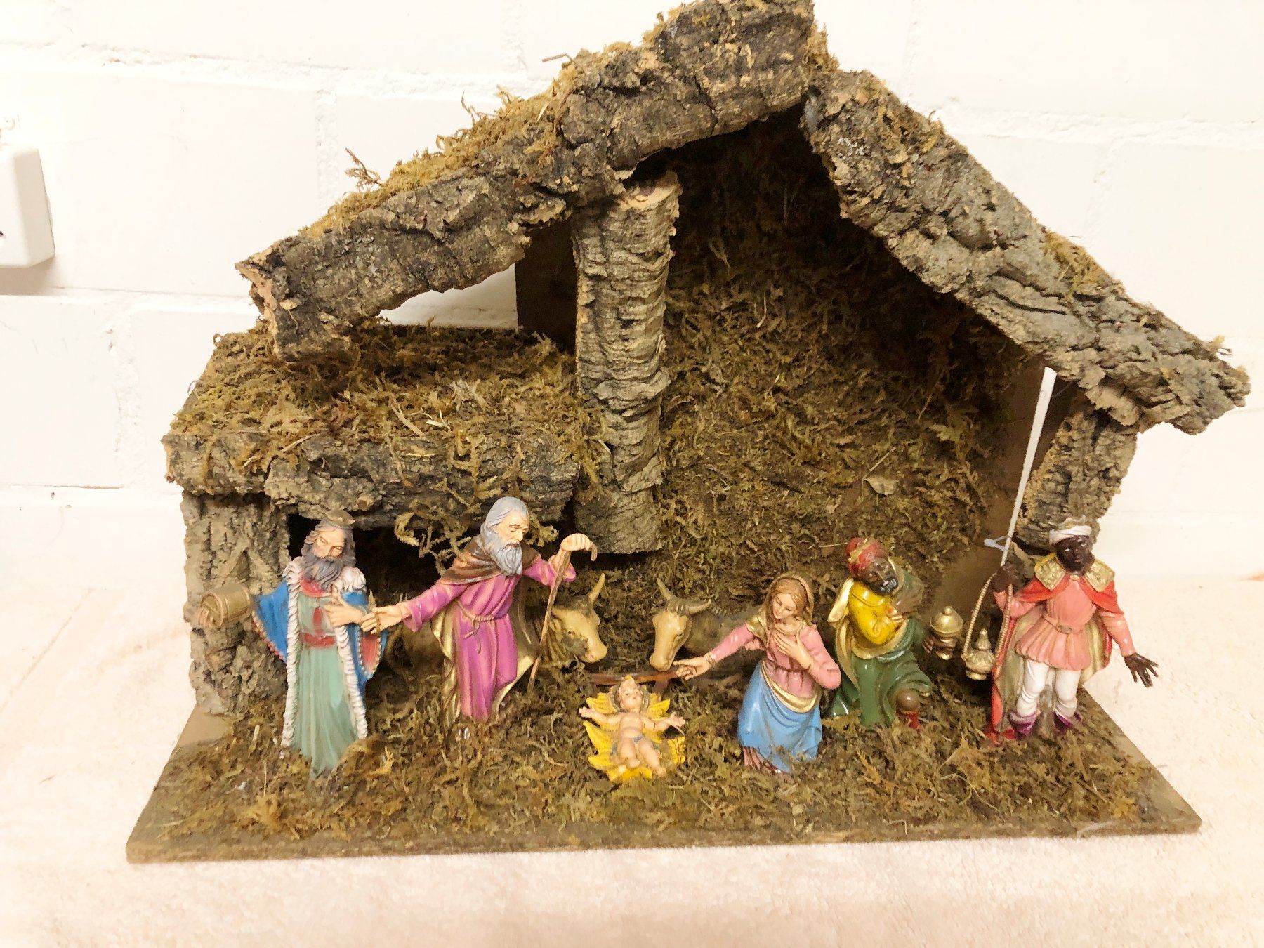Alle Dekorationen: Weihnachtskrippe mit Krippenfiguren antik – Gebraucht aus Glattbrugg von Ariel012 2