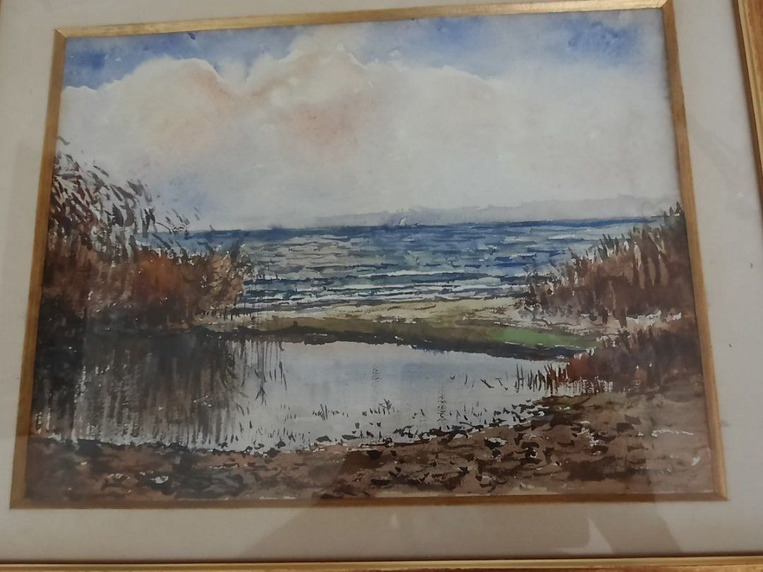 Dipinti: Max Theynet : Paysage Lacustre – Usato da Fleurier venduto da Akvdt 1