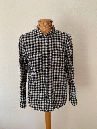 ONLY - Bluse schwarz-weiss kariert 34