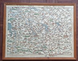 Bild - gespiegelte alte Karte Helvetia