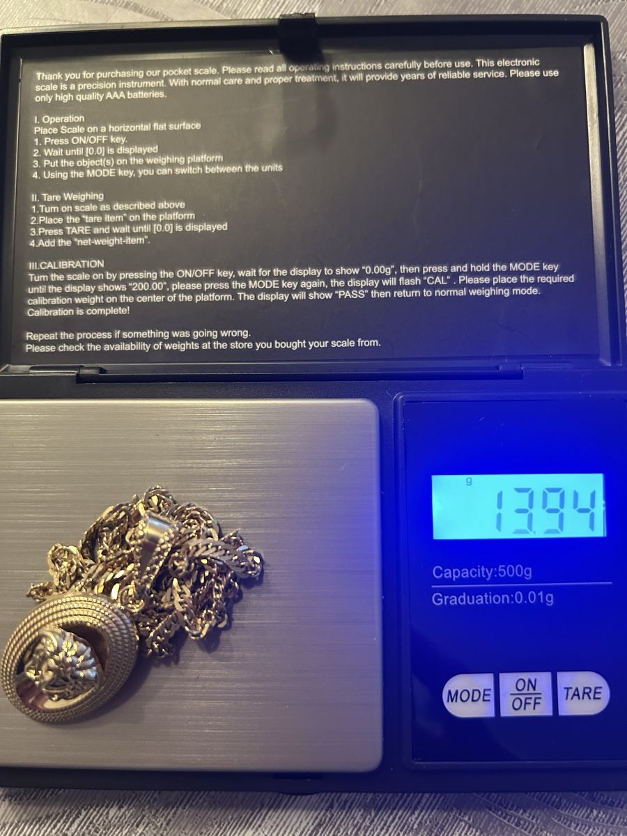 Catenine: Gold Kette mit Anhänger – Usato da Basel venduto da David_2019 7