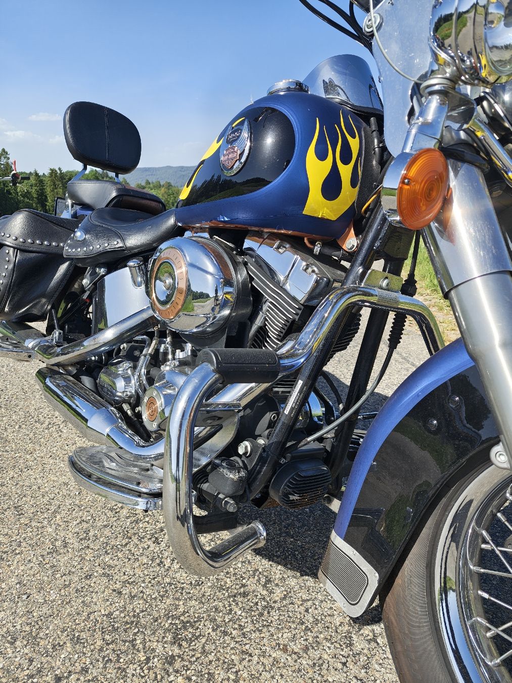 Harley-Davidson Chopper: Harley Davidson Softail classic, frisch ab service. – Gebraucht aus Lufingen von DannyT01 9