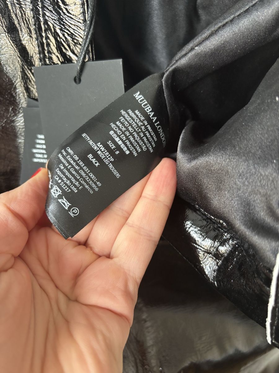 Pantaloni: MUUBAA patent-leather trousers – Nuovo e nell'imballaggio originale da Aarau venduto da banzinho 3