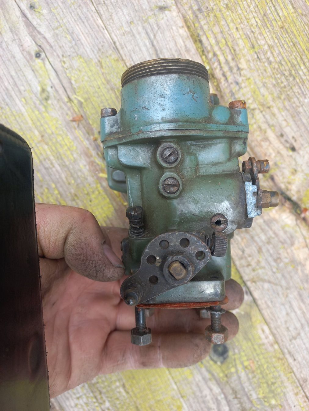 Tutti pezzi di ricambio auto: rarer Oldtimer Messing / Bronze Vergaser WEBER Tipo 26 DR – Usato da Dulliken venduto da Dullikenlerchclassic 2