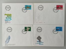 1983 FDC Werbemarken Jubiläen Einzelwerte