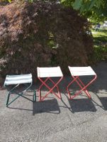 Campingstühle, 60/70er Jahre, 3 Stück