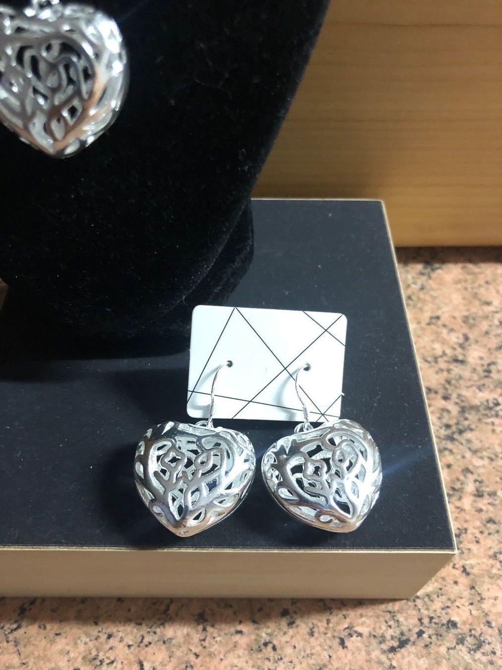 Ketten: Collier et boucles d’oreilles coeur – Neu (gemäss Beschreibung) aus Chamoson von Pince26 4