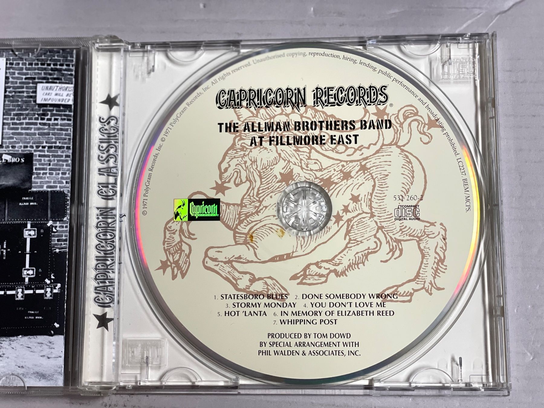 CD: Allman Brothers – Usato da Muri b. Bern venduto da AdidasCollector 2