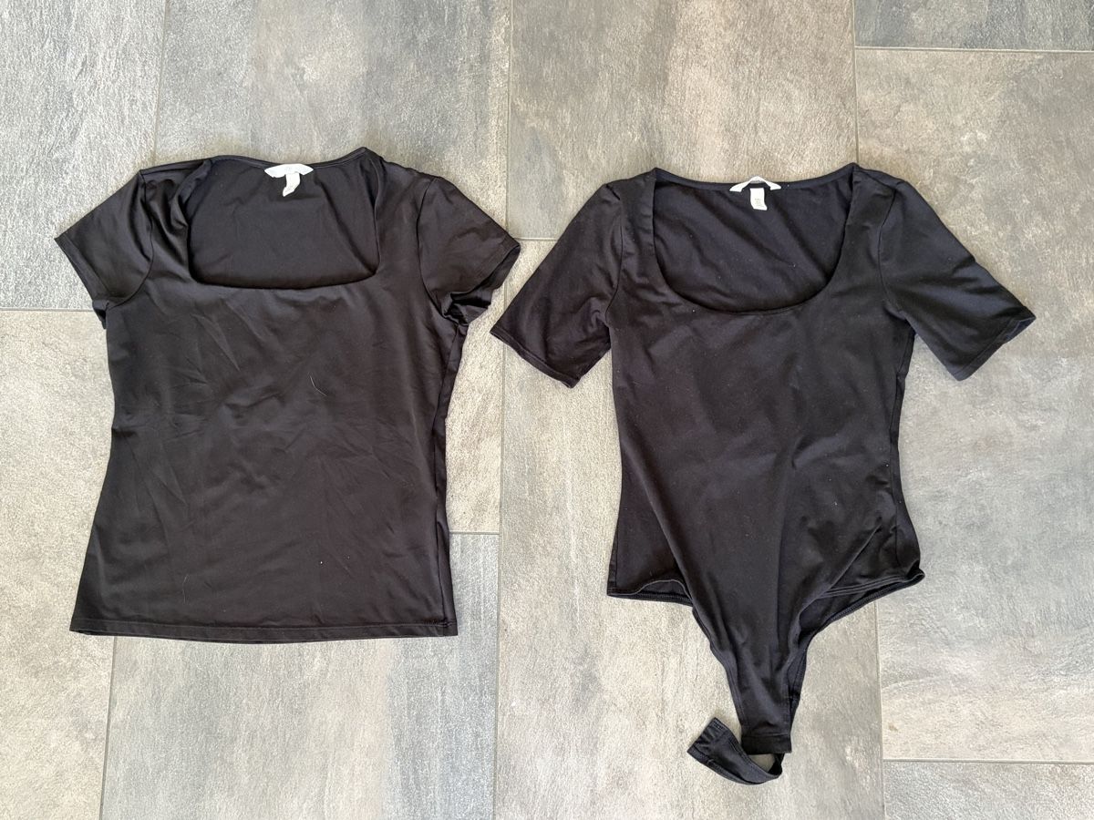 H&M T-shirts: 2 H&M Oberteile, Grösse S – D'occasion à Wängi par rose259