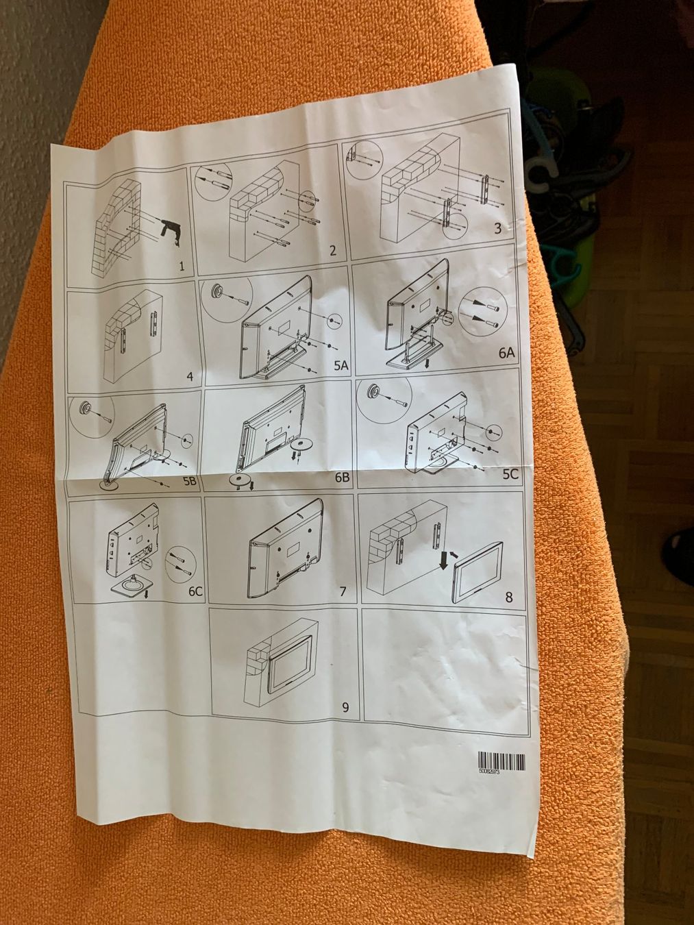 Supporti a parete: Support mural TV universel, neuf, complet, vis. – Nuovo e nell'imballaggio originale da Epalinges venduto da pvanden 1