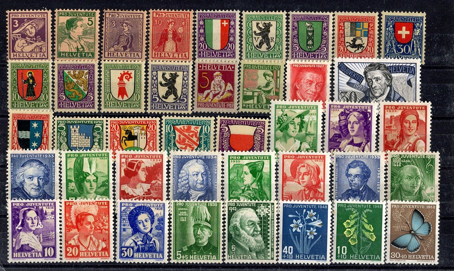 Tous les timbres: Pro Juventute (722) – Neuf (Voir description) à Burgdorf par blinky01