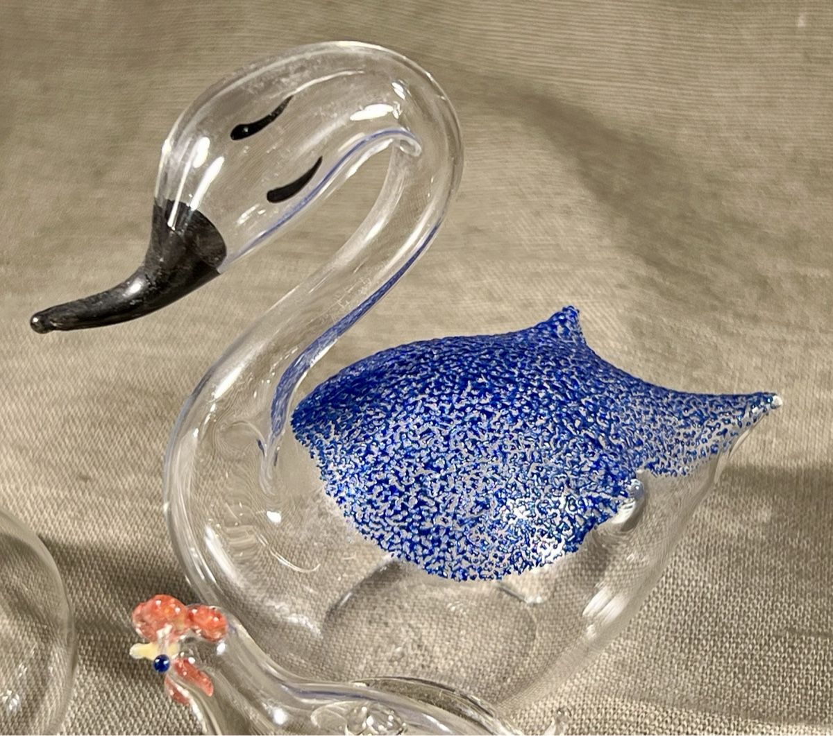 Alle Dekorationen: 3 jolis oiseaux en verre soufflés, décoration – Gebraucht aus Genève von DELIRBEADS 2
