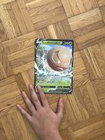 Hisuian Electrode V Pokemon Karte, Neuwertig! Selten!