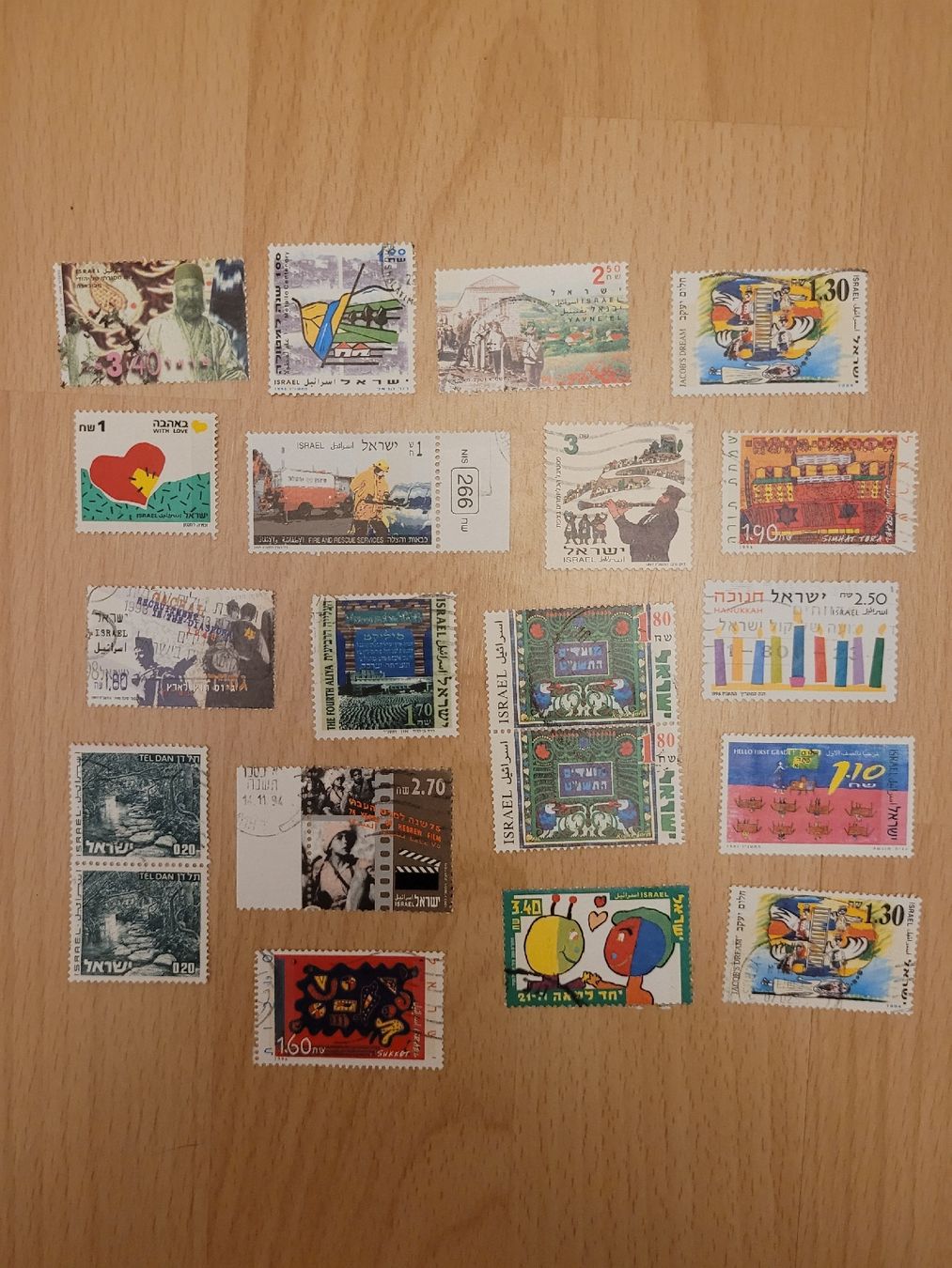 Alle Briefmarken: Briefmarken Israel – Gebraucht aus Inwil von Flower2325