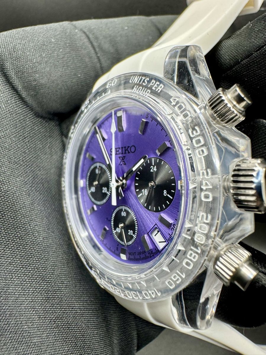 Orologi: Seitona Prospex Purple Chronograph – Nuovo e nell'imballaggio originale da Arnegg venduto da watch-shop 1