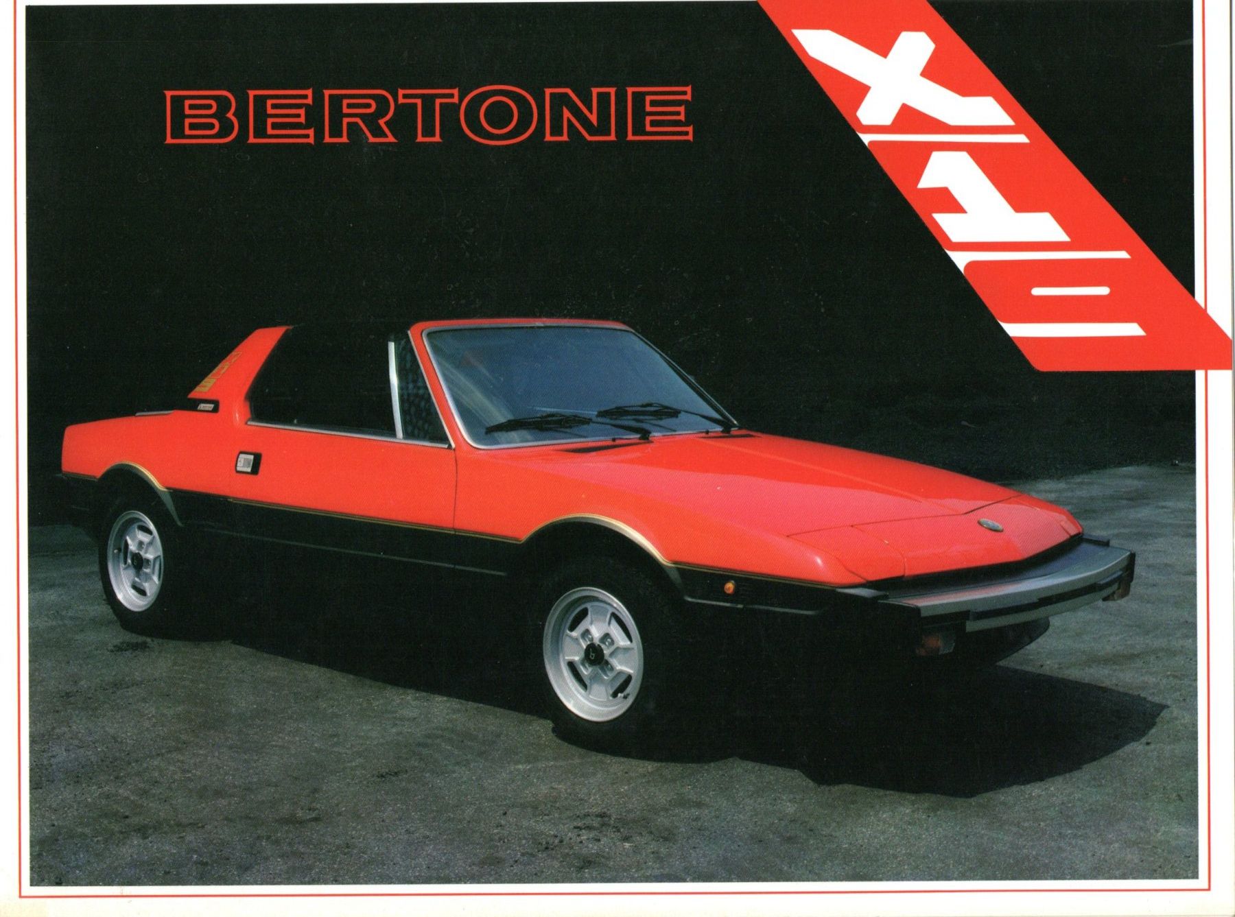 Fiat Autos: Fiat X1/9 Bertone  - Original Prospekt – Gebraucht aus Malans GR von Chueche427