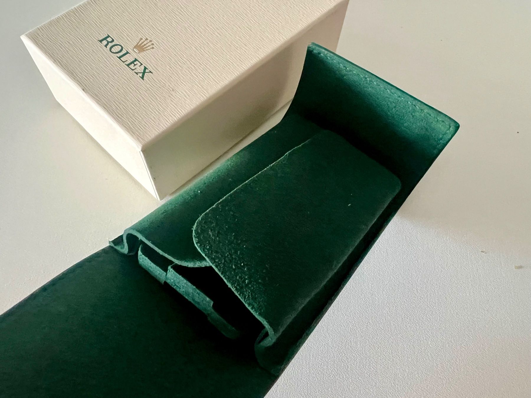 Rolex Orologi: ROLEX current green service box (travel box), with outerbox – Nuovo e nell'imballaggio originale da Mont-sur-Lausanne venduto da vmi_ym5l 3