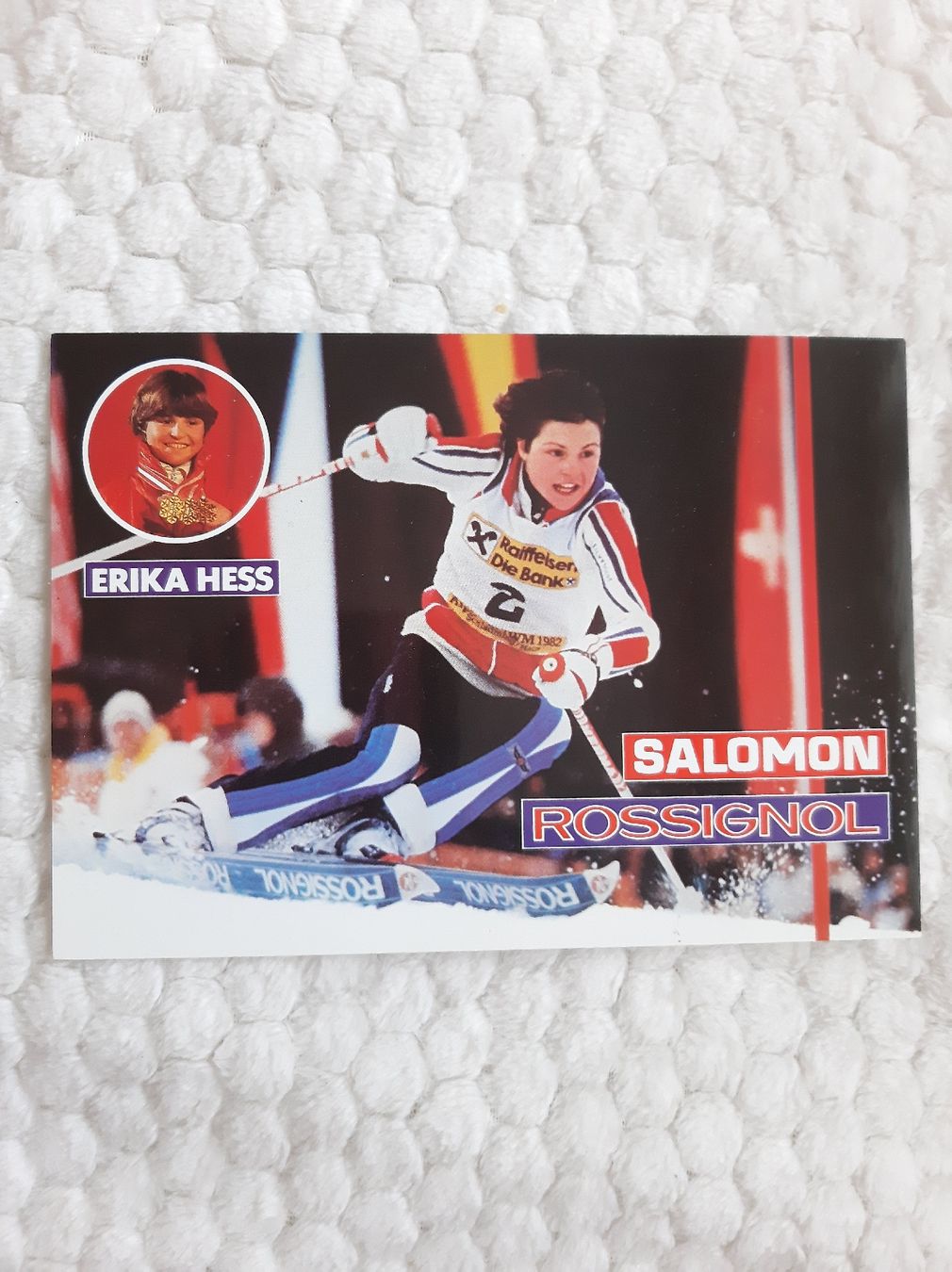 Cartoline postali: 8 Ansichtskarten Schweizer Skistars der 80er – Usato da Wildhaus venduto da Bpurple 7