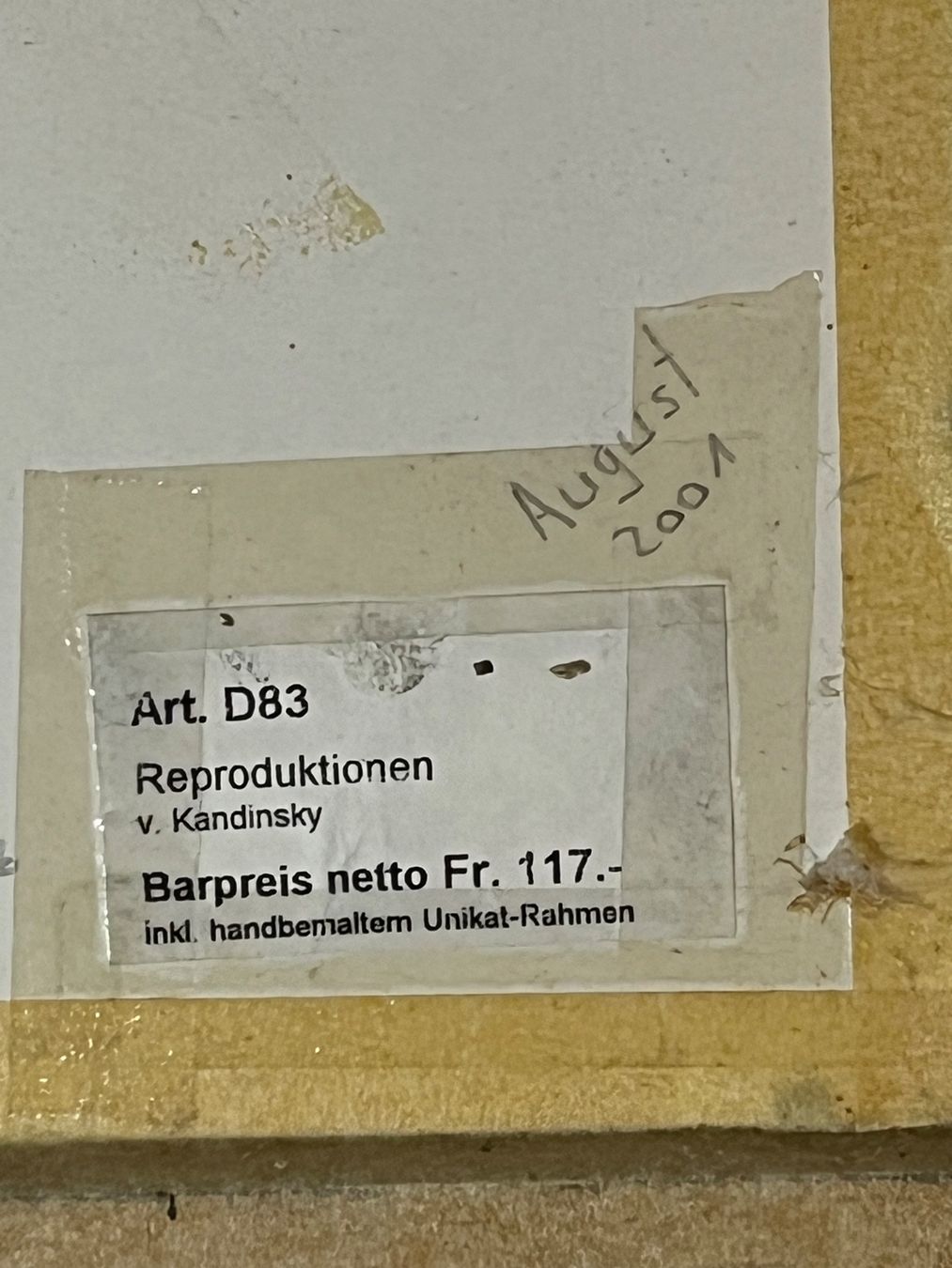 Foto & Immagini: Spitzen im Bogen ( Wassily Kandinsky ) – Usato da Bauma venduto da Budgerigar 1