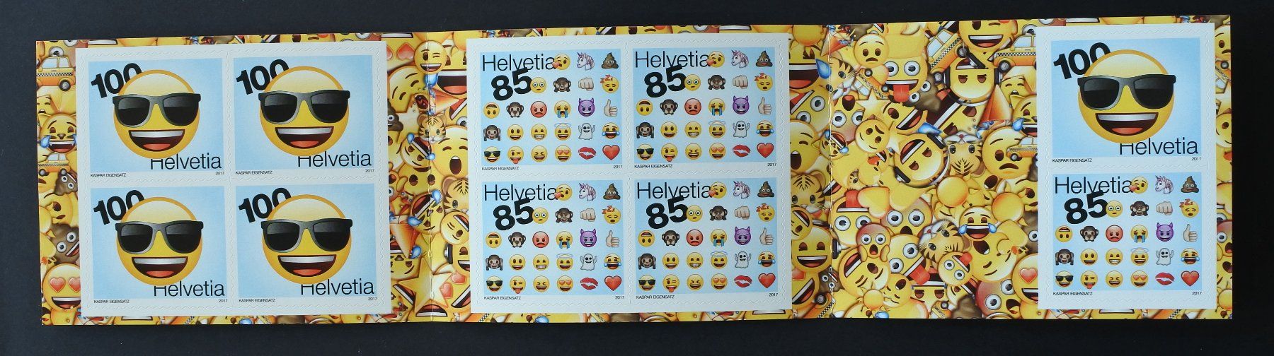 Tutti i francobolli: 2017 Emoji Markenheftchen ** – Nuovo (secondo la descrizione) da Lugano venduto da fc2017 2
