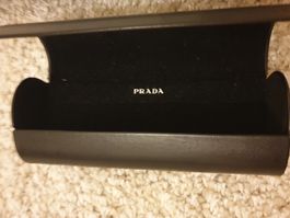 Étui à lunettes de lecture, Prada, noir, bon état