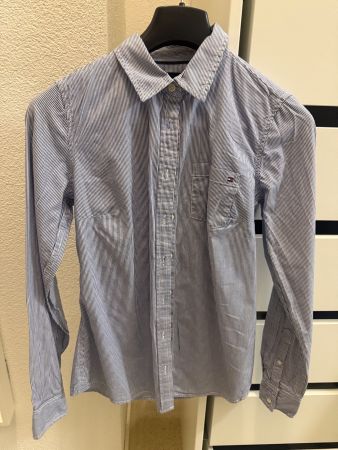 Tommy Hilfiger Bluse XS blau gestreift