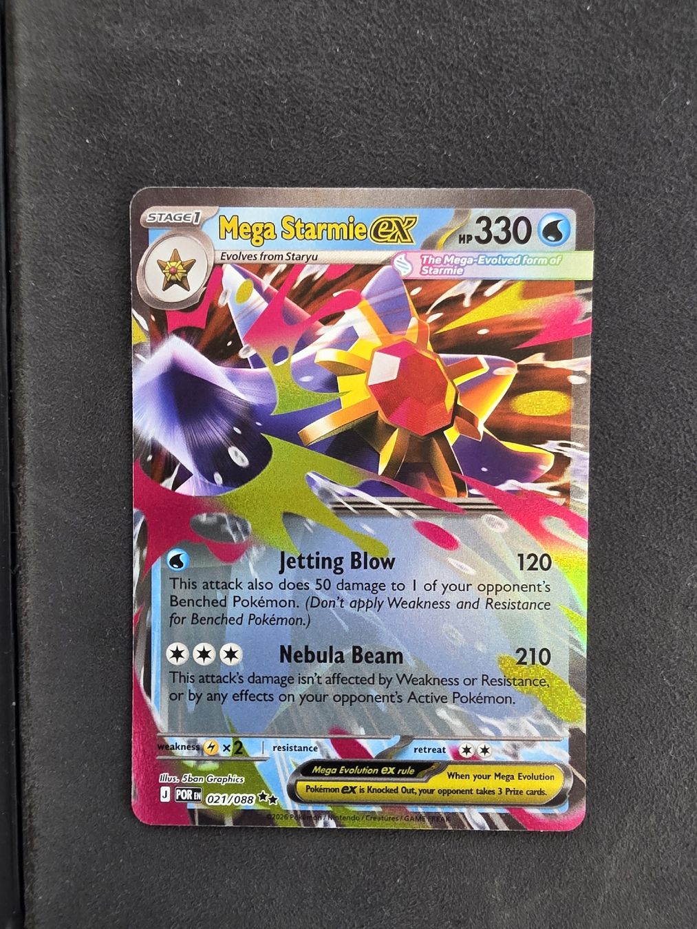 Pokémon Carte collezionabili: Pokemon Karte Mega Starmie Perfect Order – Usato da oberbuchsiten venduto da thug4