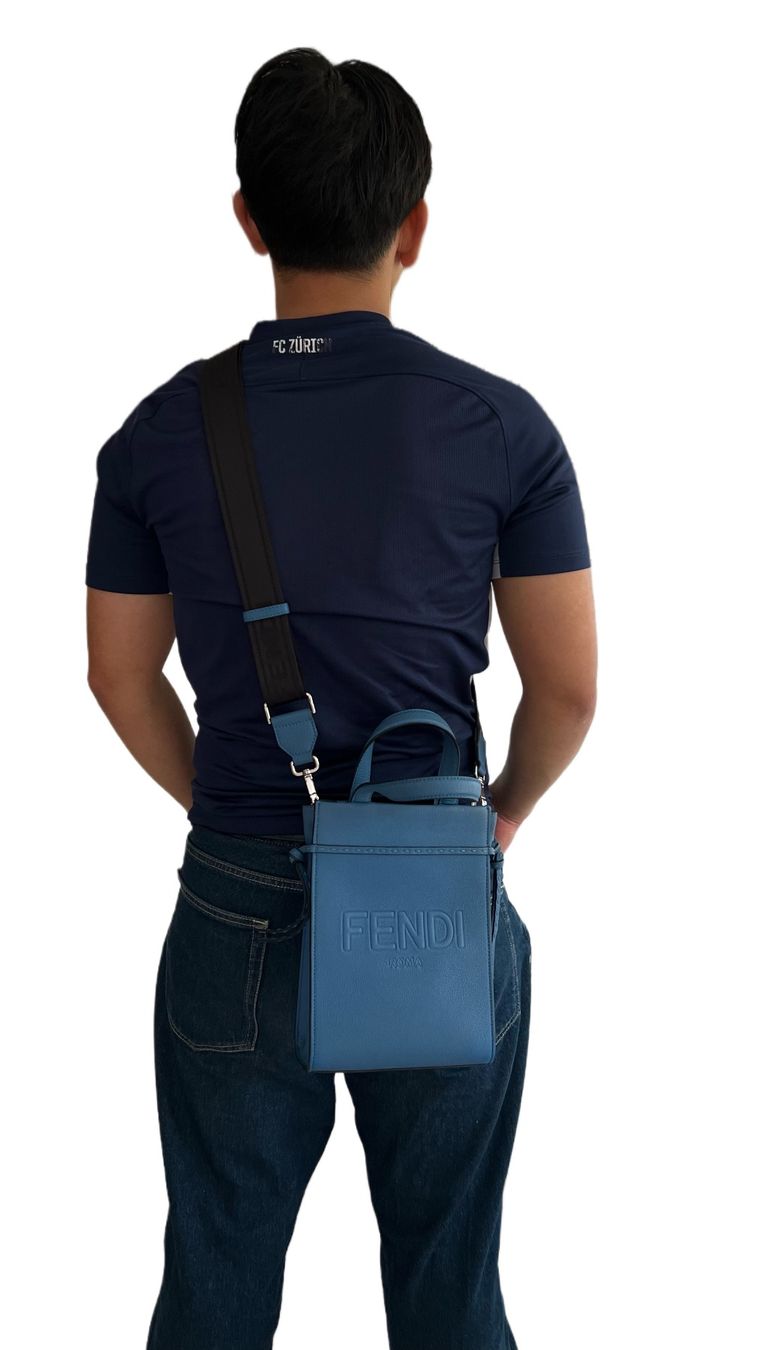 Fendi Taschen: Fendi Handtasche, blaues Leder, Mini Bag – Gebraucht aus Zürich von ClosetKTT 1