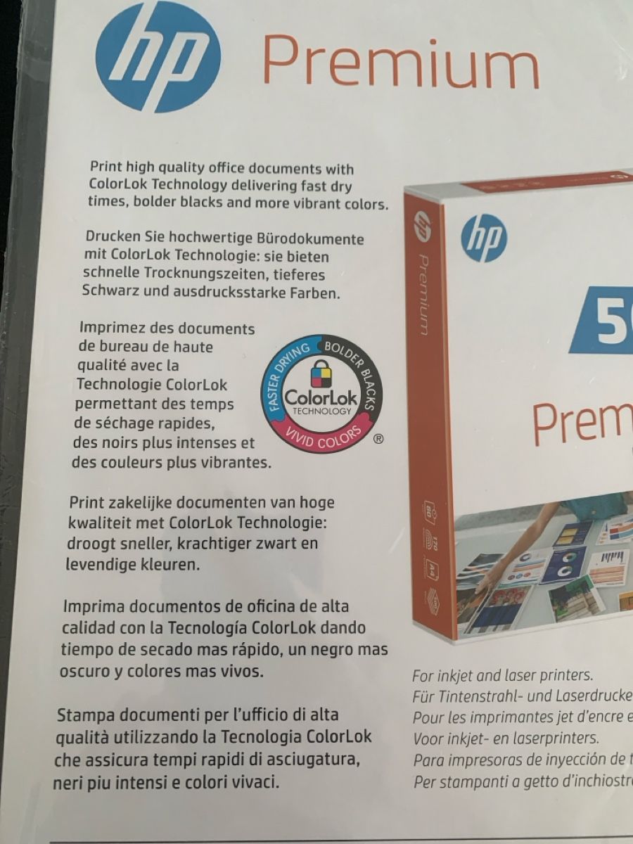 Hewlett Packard Papiere: HP Premium Paper 50 Sheets unopened condition – Neu und originalverpackt aus Immensee von vgitter 4