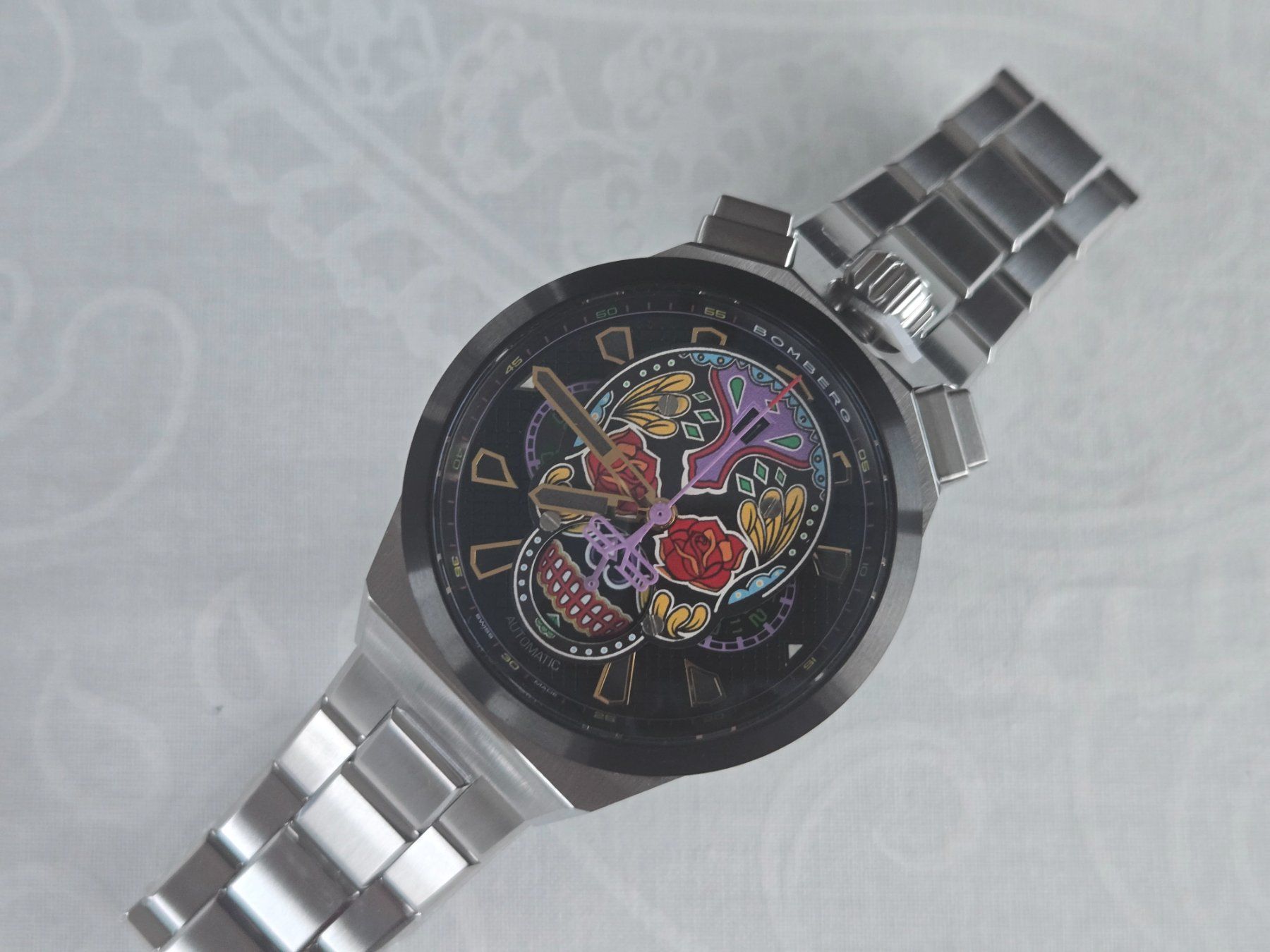 Bomberg Orologi: Bomberg Bolt-68 Neo Calaveras Chronograph – Nuovo (secondo la descrizione) da Chabrey venduto da Horology 4