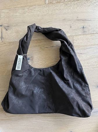 Schultertasche braun