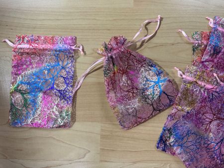 10 x Organza Säckli  Beutel   für Geschenke   10/15 cm  rosa