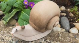 Gartendeko-Schnecke
