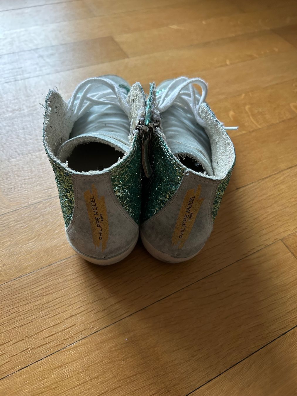 Damenschuhe: NEU❣️Philippe Model Sneakers glitzer Gr. 38 – Neu (gemäss Beschreibung) aus Basel von Kuona74 7