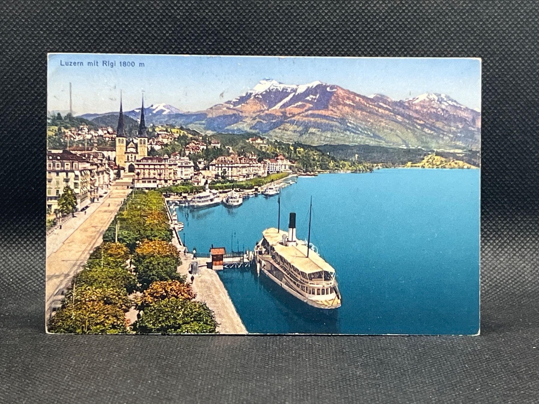 Cartoline postali: Luzern mit Rigi 1800m – Usato da Widnau venduto da Brusi9