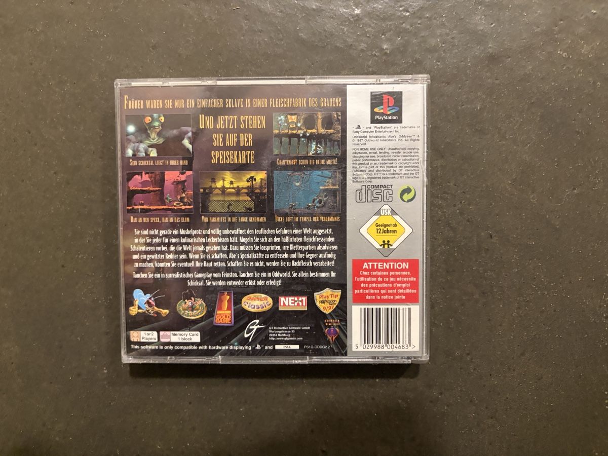 Sony Giochi: Oddeorld Abe‘s Oddysee – Usato da Susch venduto da Ascaso 1