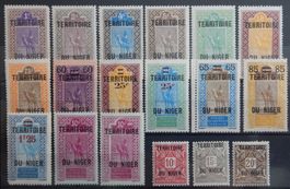 Niger Franz. Kolonie ex. Kat. 1-28 * 1921/26