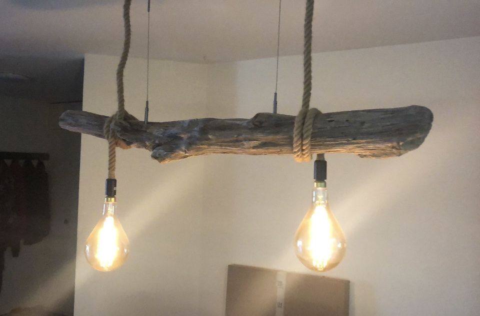 Lampadari & plafoniere: Schwemmholz Lampe – Usato da Olten venduto da Lara1967 1