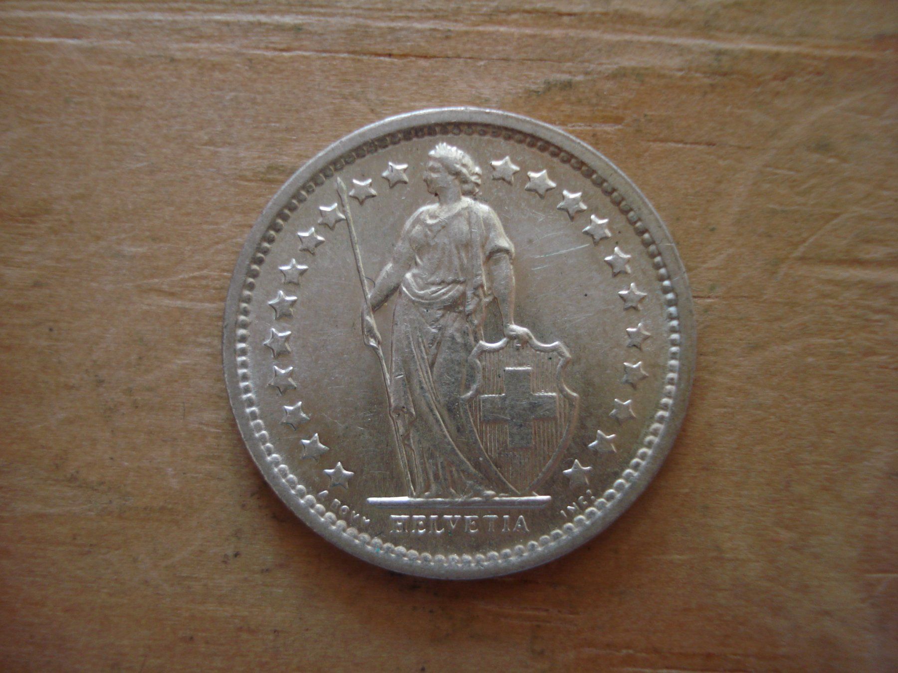 Alle Münzen: (N4) 1/2 Franken 1967 UNZ – Gebraucht aus Erlach von Net-Coins 1