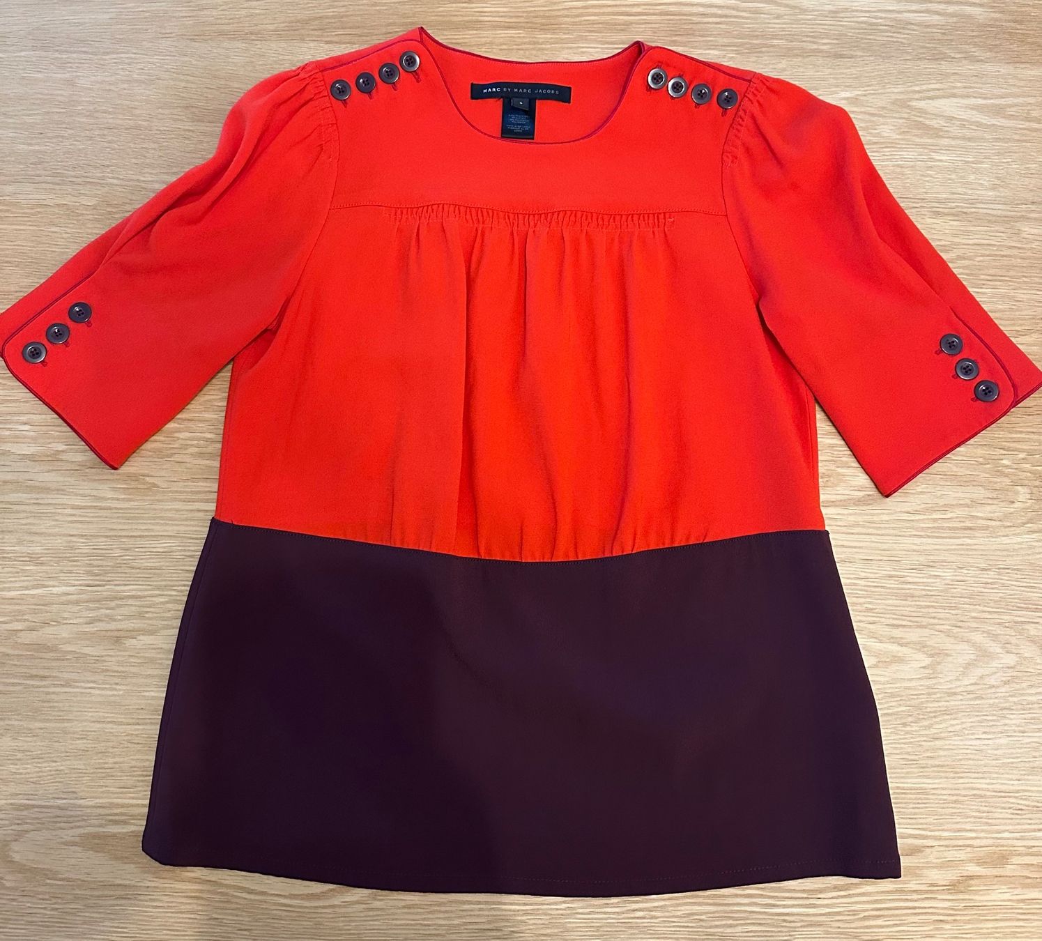 Marc Jacobs Chemisiers: Marc Jacobs Bluse Damen Rot Gr. 34/36/S – D'occasion à Zürich par boma.dr 7