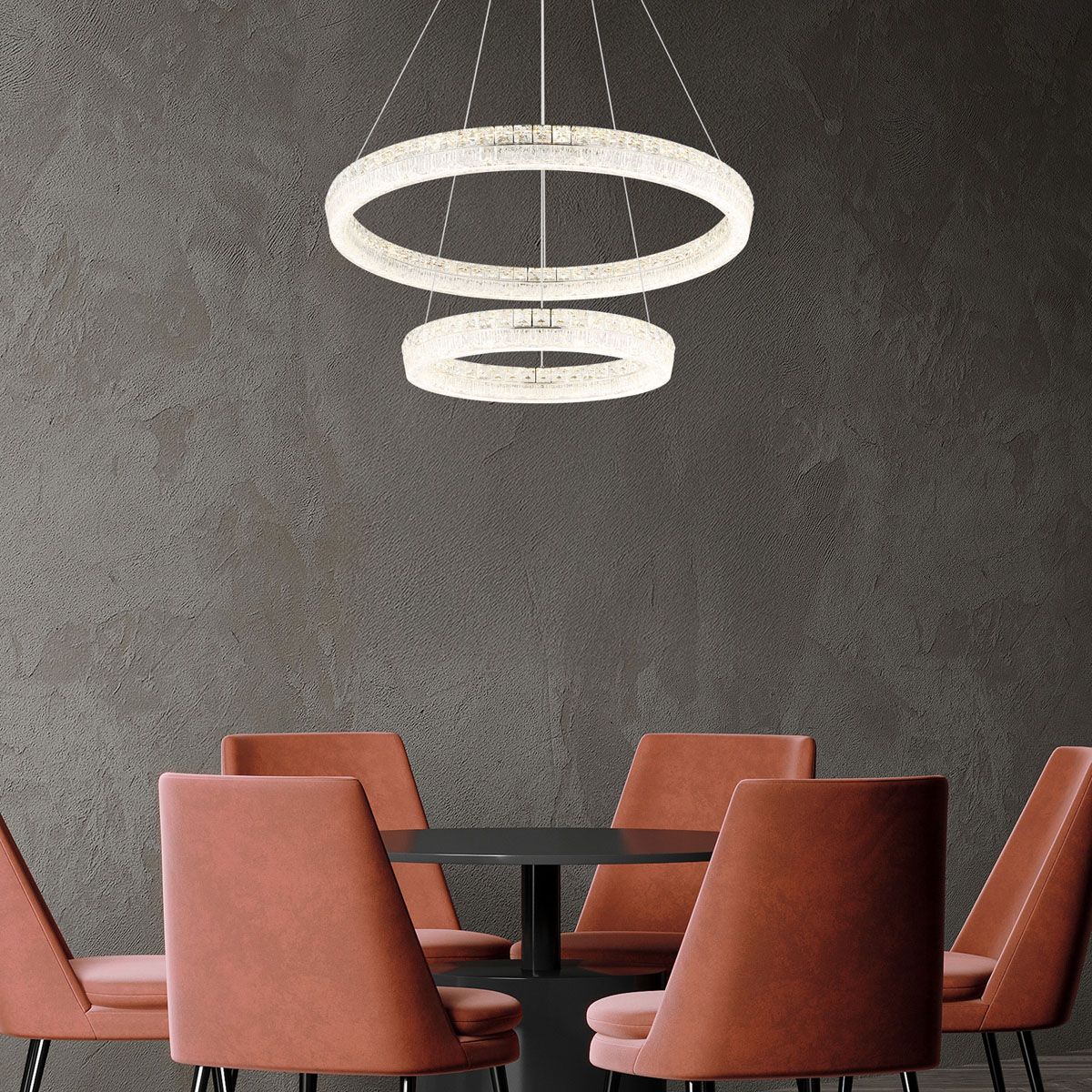 Lampadari & plafoniere: LED Pendelleuchten, CCT, Dimmer, 80 cm Ø – Nuovo (secondo la descrizione) da Kreuzlingen venduto da Smart-Light 1