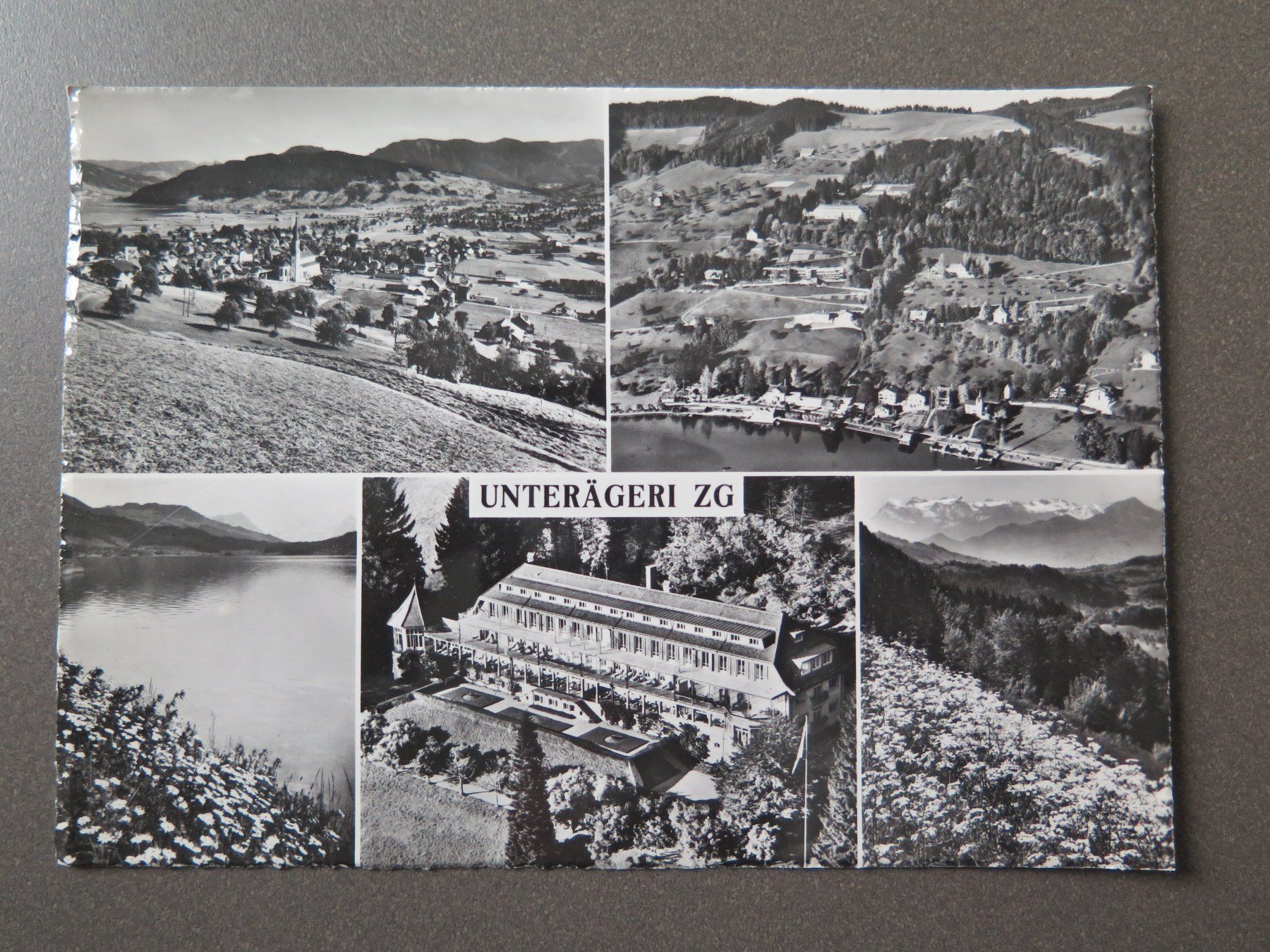 Cartoline postali: UNTERÄGERI - 5-BILDRIGE AK – Usato da Wittenbach venduto da lipasal