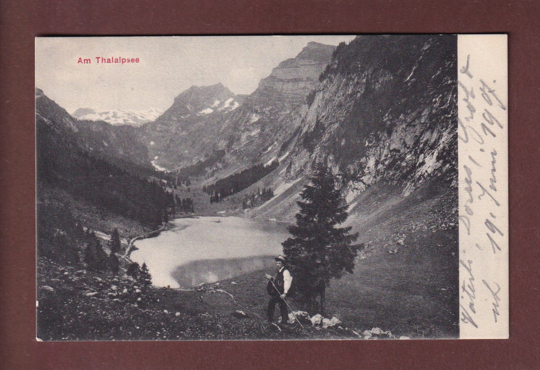 Cartoline postali: Am THALALPSEE – Usato da Pully venduto da nicecards-shop